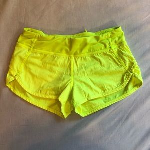 neon yellow girls ivivva shorts